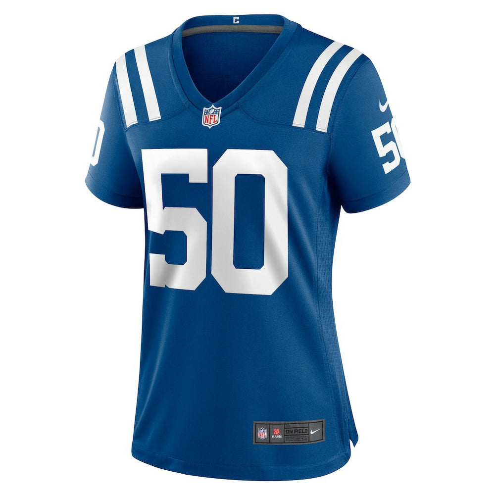 Segun Olubi Indianapolis Colts Women's Game Player Jersey - Royal - Nike