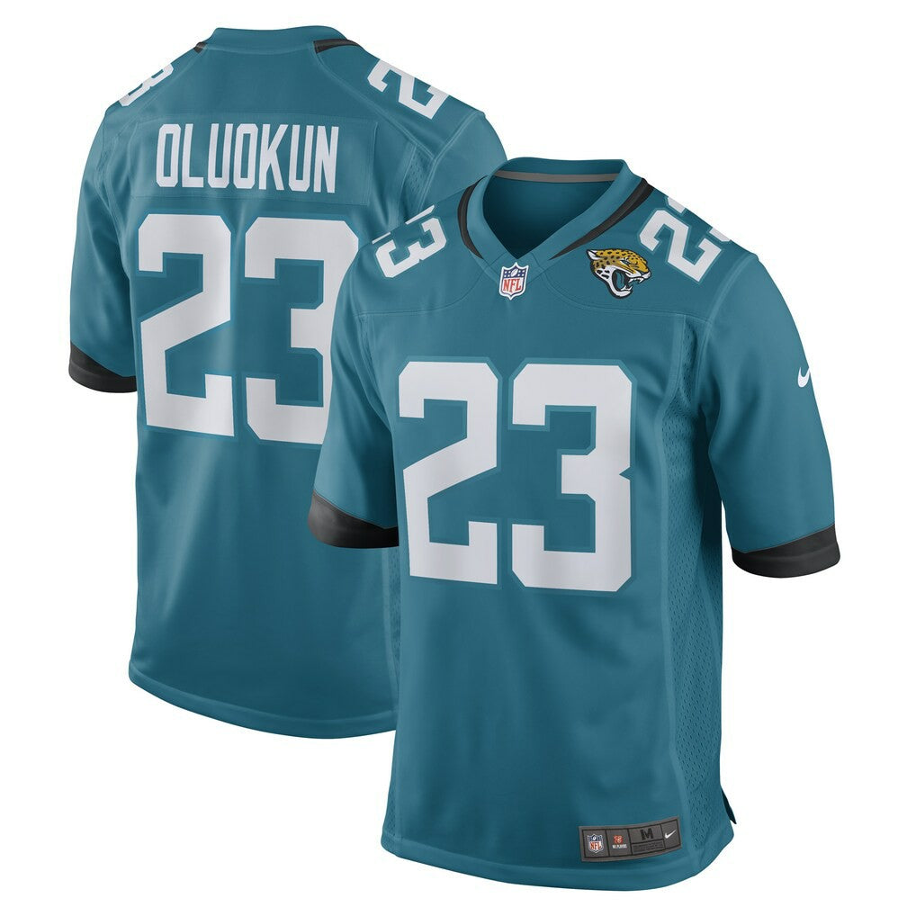 Foyesade Oluokun Jacksonville Jaguars Game Player Jersey - Teal - Nike