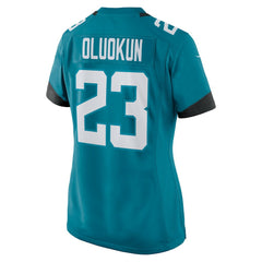 Foyesade Oluokun Jacksonville Jaguars Women's Game Player Jersey - Teal - Nike
