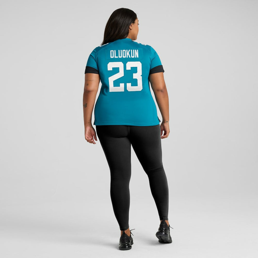 Foyesade Oluokun Jacksonville Jaguars Women's Game Player Jersey - Teal - Nike