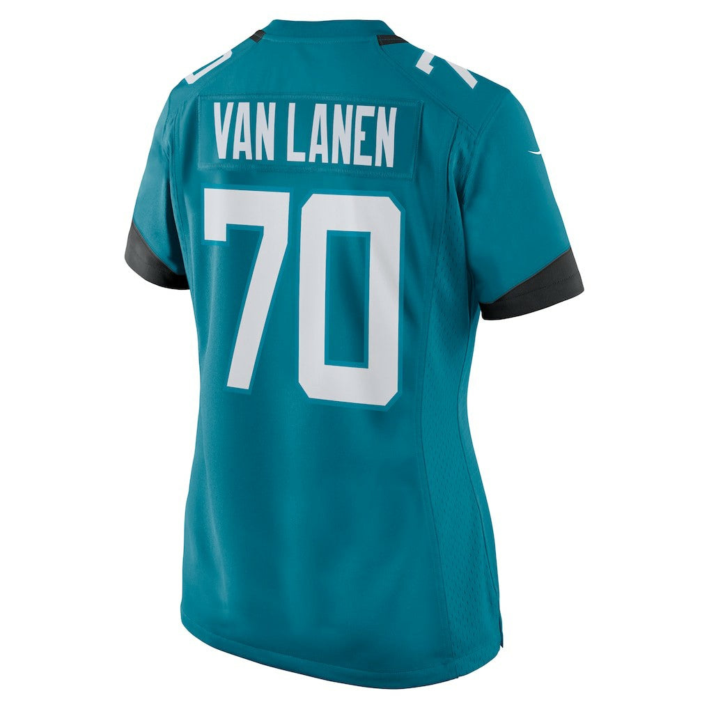 Cole Van Lanen Jacksonville Jaguars Women's Game Player Jersey - Teal - Nike