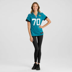 Cole Van Lanen Jacksonville Jaguars Women's Game Player Jersey - Teal - Nike