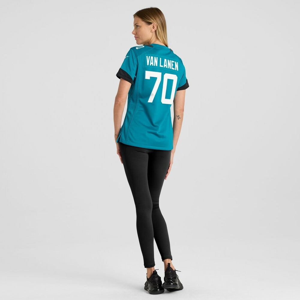 Cole Van Lanen Jacksonville Jaguars Women's Game Player Jersey - Teal - Nike