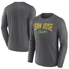 San Jose Sharks Fanatics Special Edition 2.0 Scoring Chance Long Sleeve T-Shirt - Heather Charcoal | Fanatics on sale