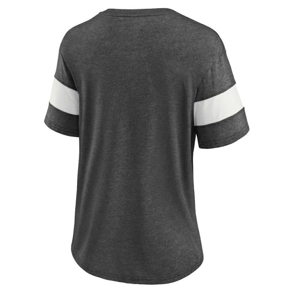 Pittsburgh Penguins Fanatics Women's Special Edition 2.0 Ring The Alarm V-Neck T-Shirt - Heather Charcoal | Fanatics sale