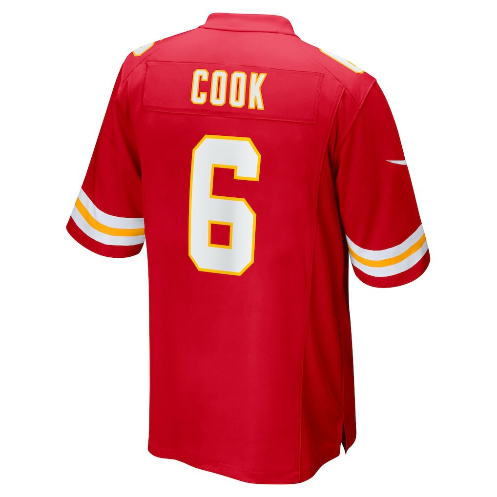 Bryan Cook Kansas City Chiefs Game Player Jersey - Red - Nike