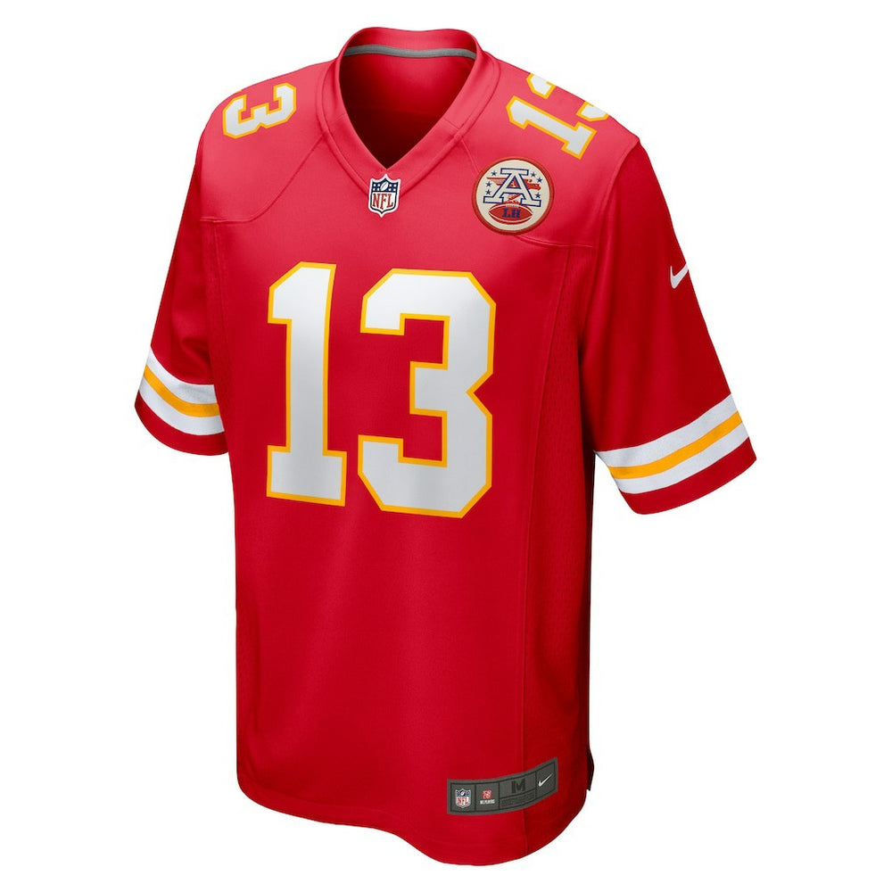 Nazeeh Johnson Kansas City Chiefs Game Player Jersey - Red - Nike