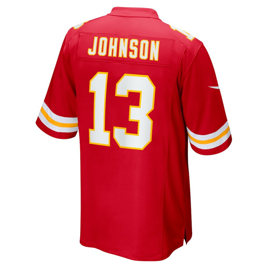 Nazeeh Johnson Kansas City Chiefs Game Player Jersey - Red - Nike