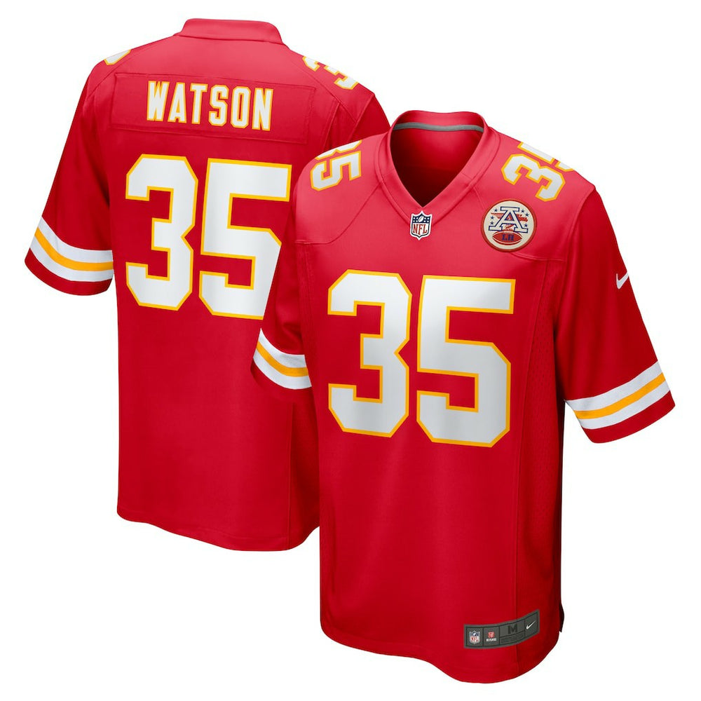 Jaylen Watson Kansas City Chiefs Game Player Jersey - Red - Nike