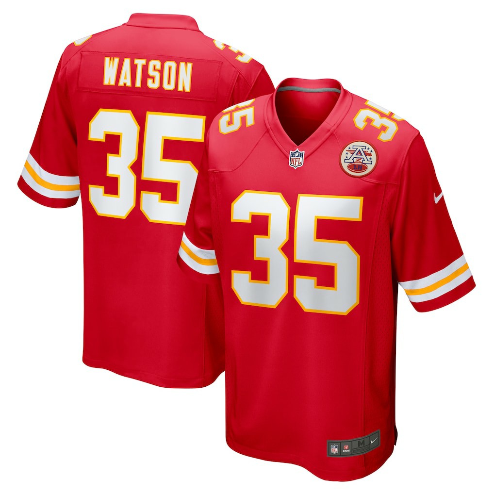 Jaylen Watson Kansas City Chiefs Game Player Jersey - Red - Nike