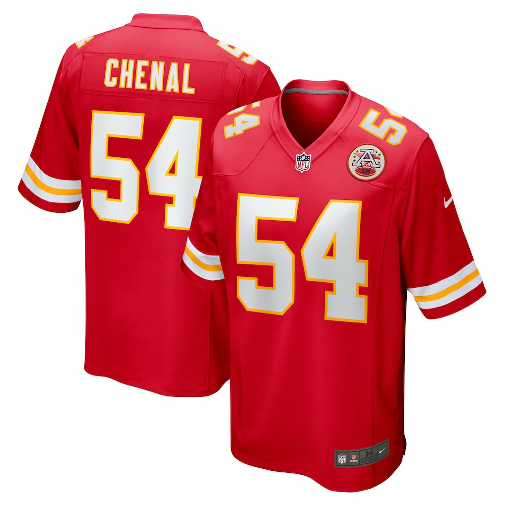 Leo Chenal Kansas City Chiefs Game Player Jersey - Red - Nike