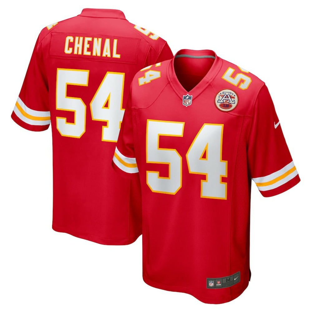 Leo Chenal Kansas City Chiefs Game Player Jersey - Red - Nike