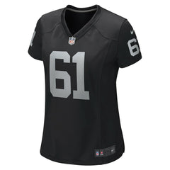 Jordan Meredith Las Vegas Raiders Women's Game Player Jersey - Black - Nike