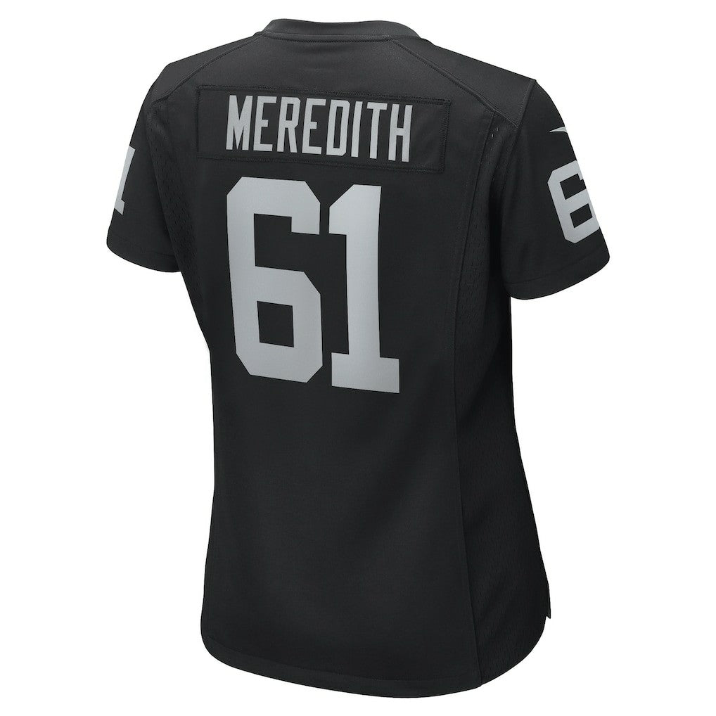 Jordan Meredith Las Vegas Raiders Women's Game Player Jersey - Black - Nike