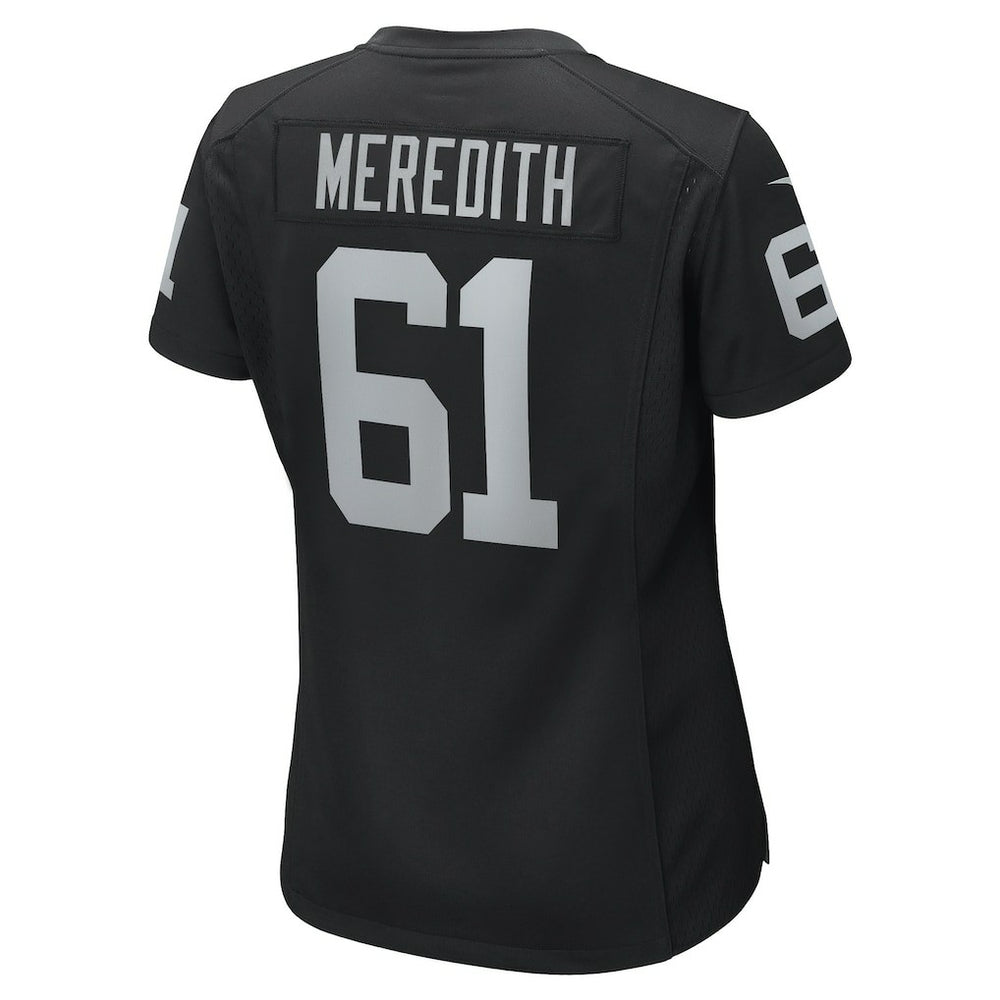 Jordan Meredith Las Vegas Raiders Women's Game Player Jersey - Black - Nike