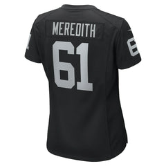 Jordan Meredith Las Vegas Raiders Women's Game Player Jersey - Black - Nike