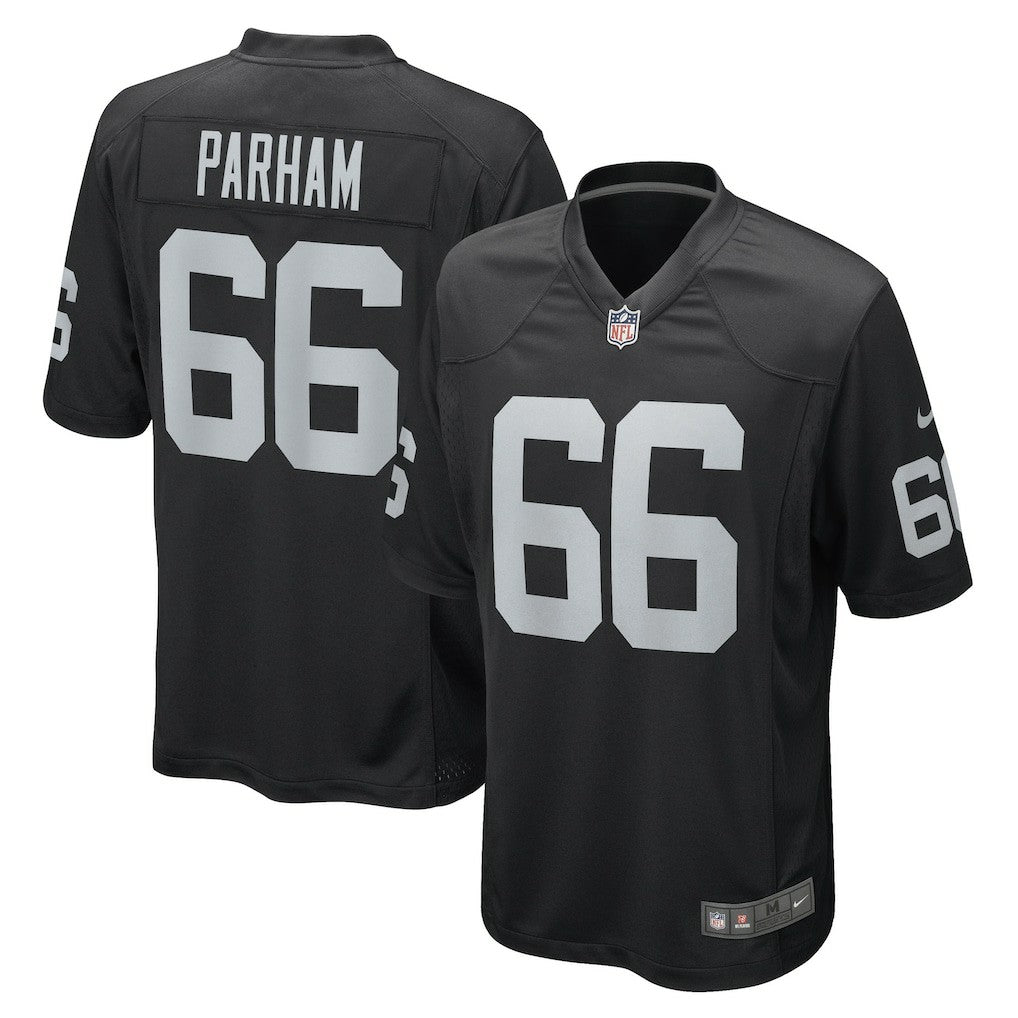 Dylan Parham Las Vegas Raiders Game Player Jersey - Black - Nike
