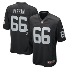 Dylan Parham Las Vegas Raiders Game Player Jersey - Black - Nike