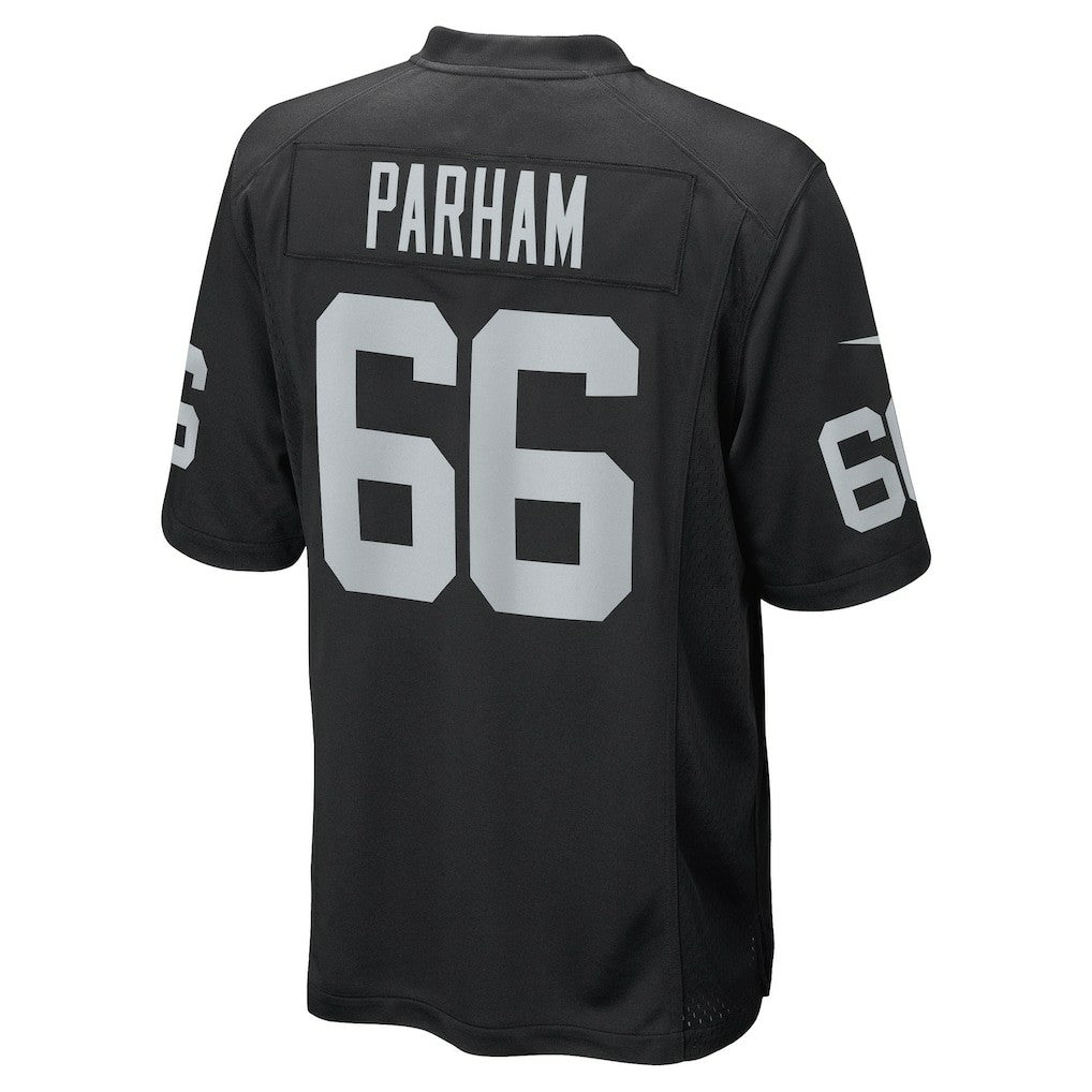 Dylan Parham Las Vegas Raiders Game Player Jersey - Black - Nike