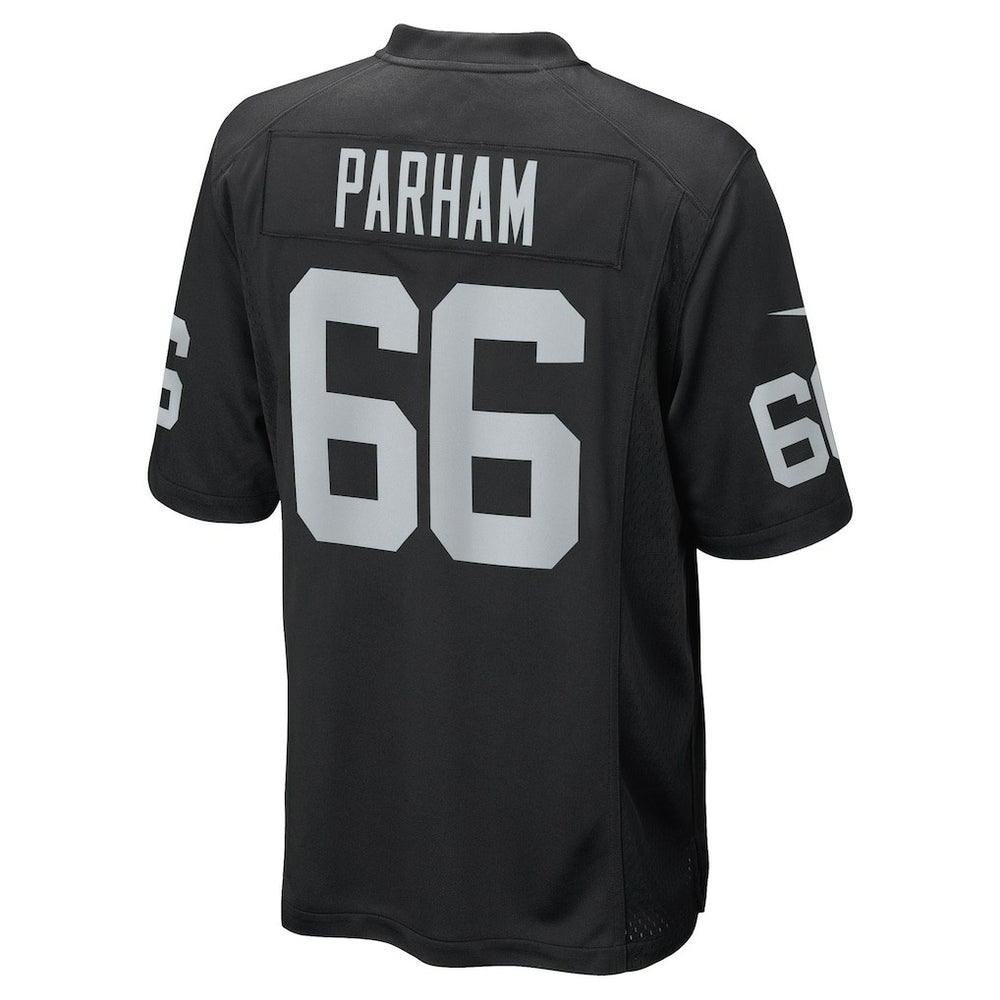Dylan Parham Las Vegas Raiders Game Player Jersey - Black - Nike