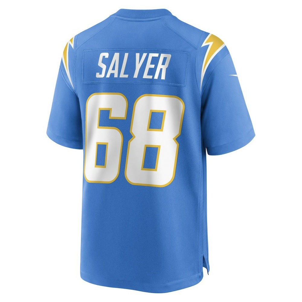 Jamaree Salyer Los Angeles Chargers Game Player Jersey - Powder Blue - Nike