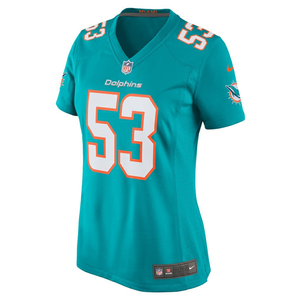 Cameron Goode Miami Dolphins Women's Game Player Jersey - Aqua - Nike