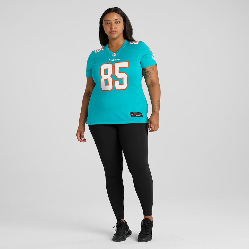 River Cracraft Miami Dolphins Women's Game Player Jersey - Aqua - Nike