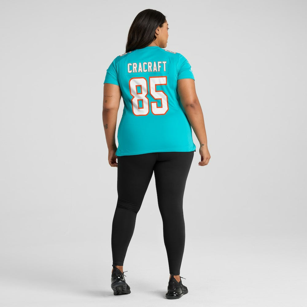 River Cracraft Miami Dolphins Women's Game Player Jersey - Aqua - Nike