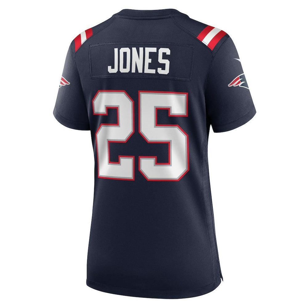 Marcus Jones New England Patriots Women's Game Jersey - Navy - Nike