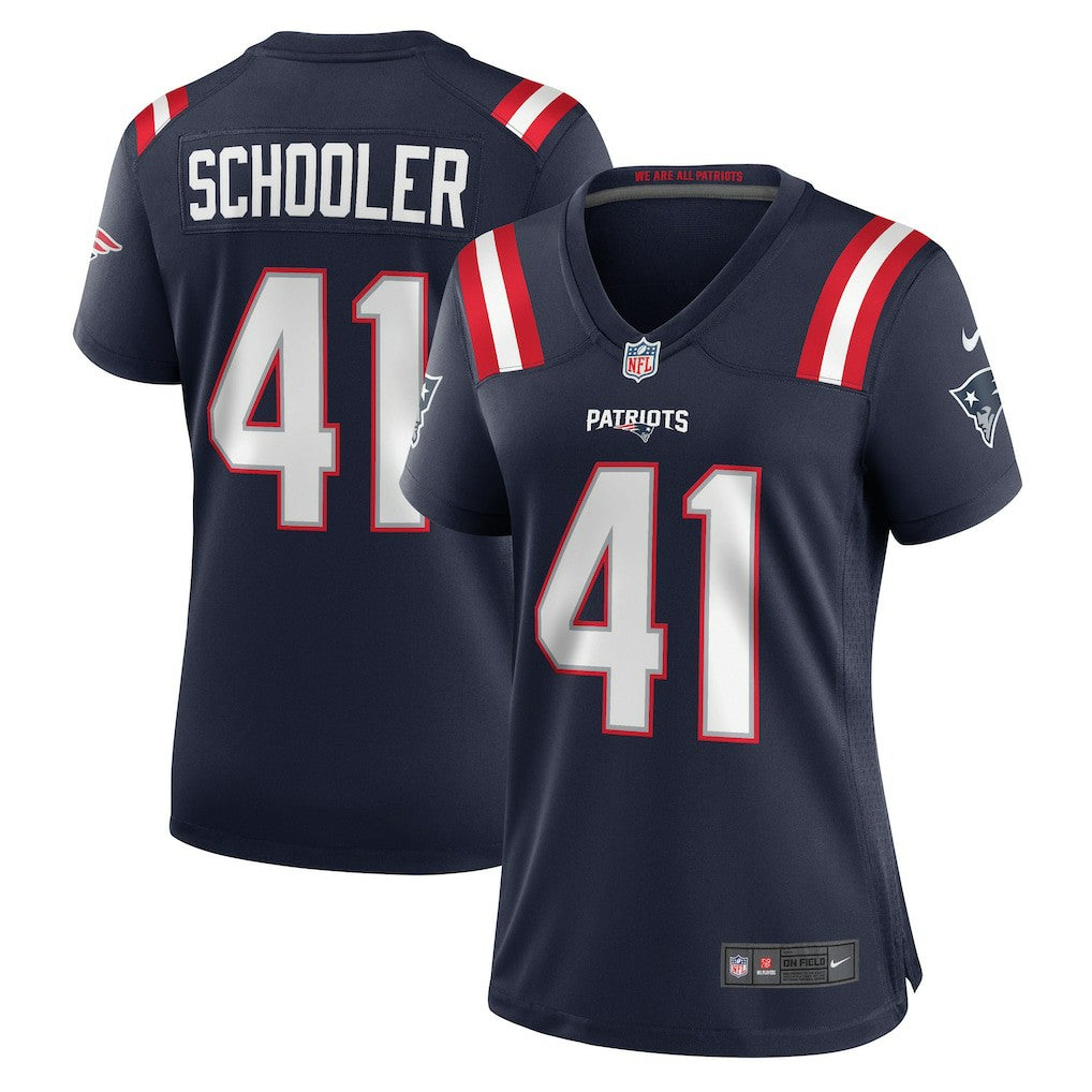 Brenden Schooler New England Patriots Women's Game Jersey - Navy - Nike