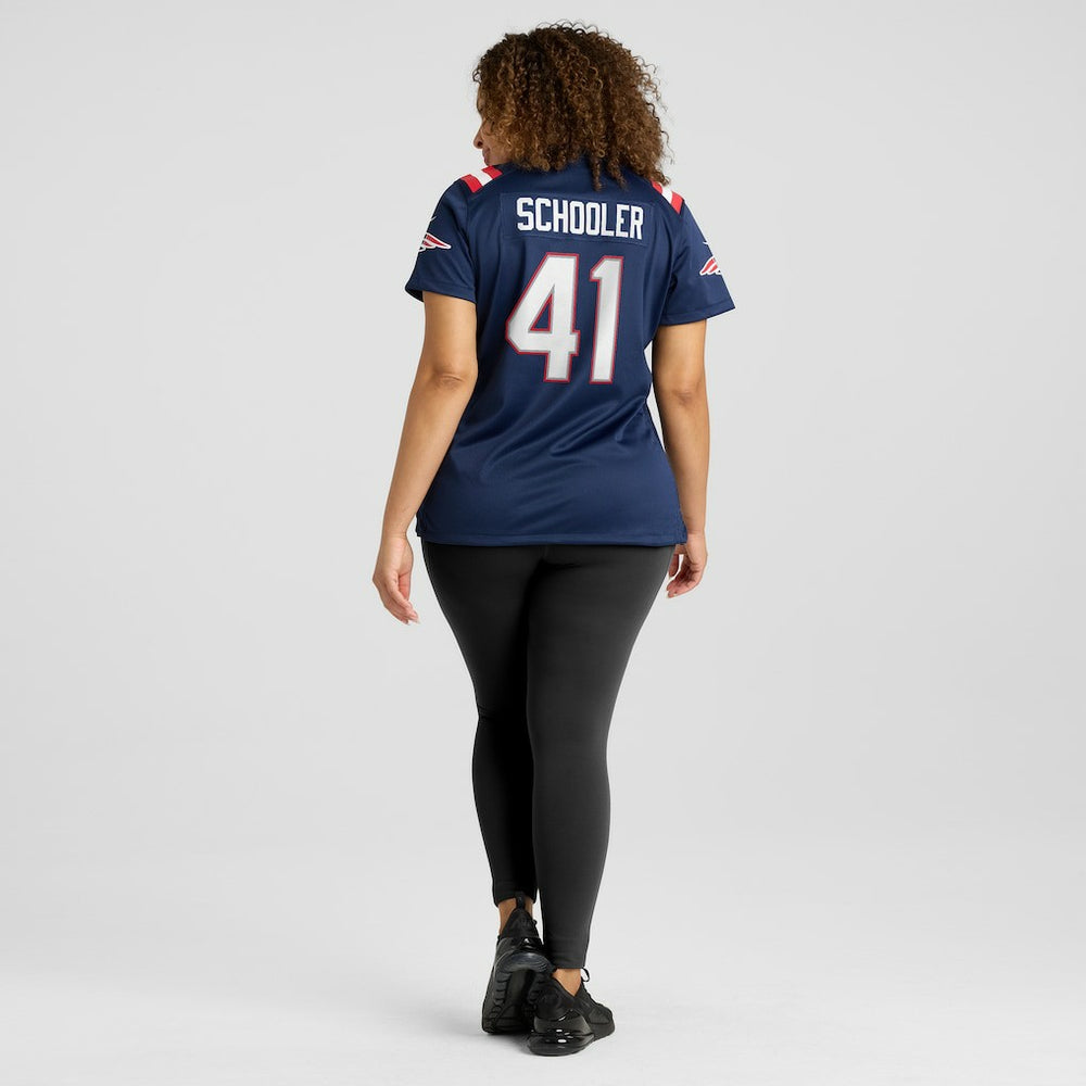 Brenden Schooler New England Patriots Women's Game Jersey - Navy - Nike