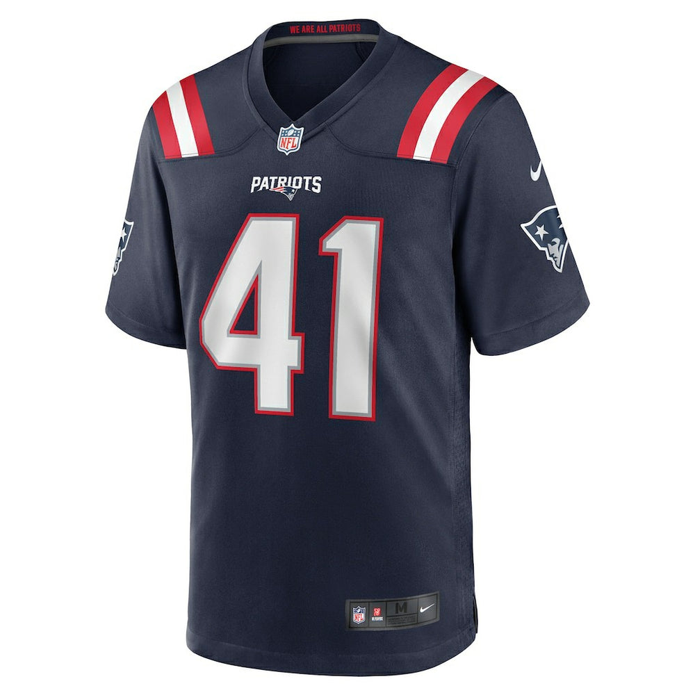 Brenden Schooler New England Patriots Game Player Jersey - Navy - Nike