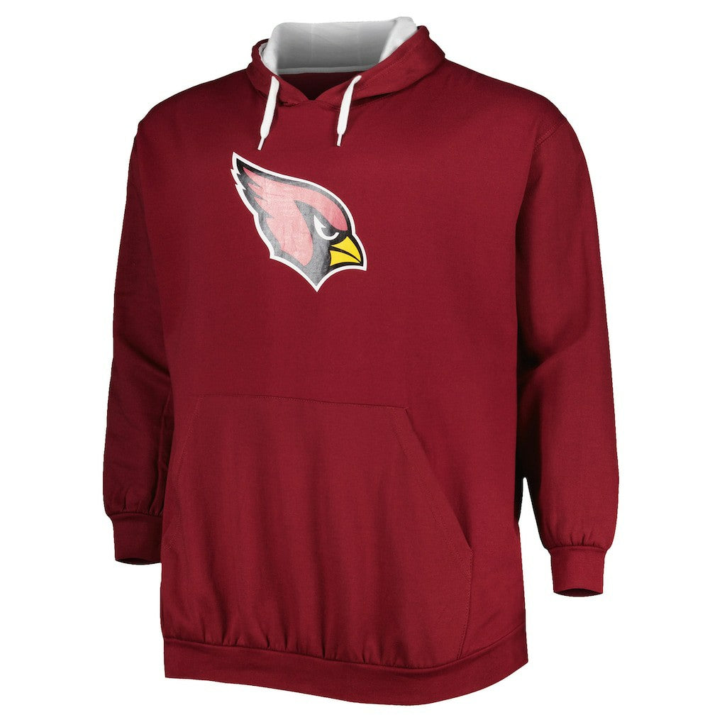 Arizona Cardinals Big & Tall Logo Pullover Hoodie - Cardinal - NFL