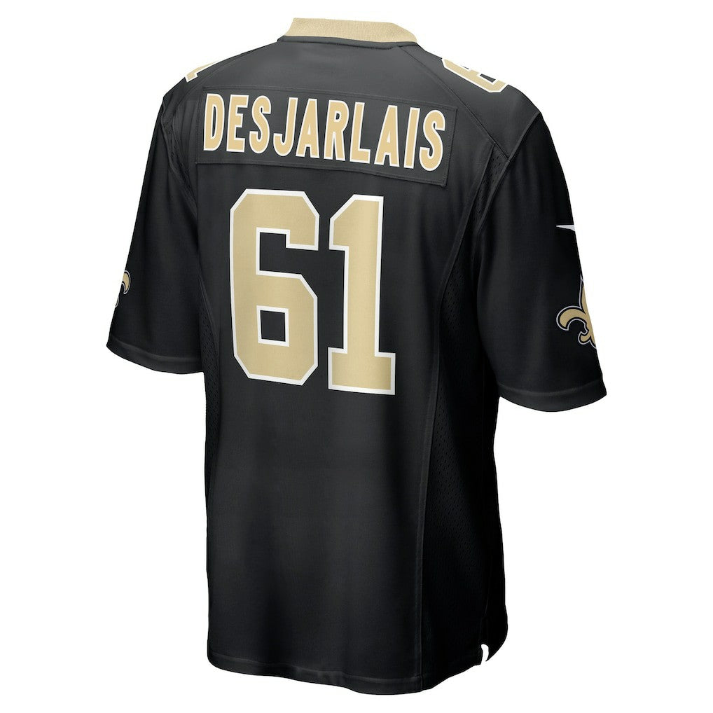 Drew Desjarlais New Orleans Saints Game Player Jersey - Black - Nike