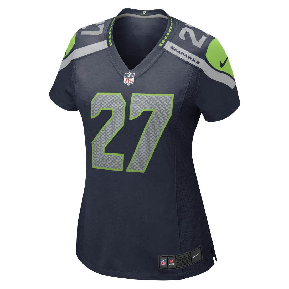 Riq Woolen Seattle Seahawks Women's Team Game Jersey - College Navy - Nike