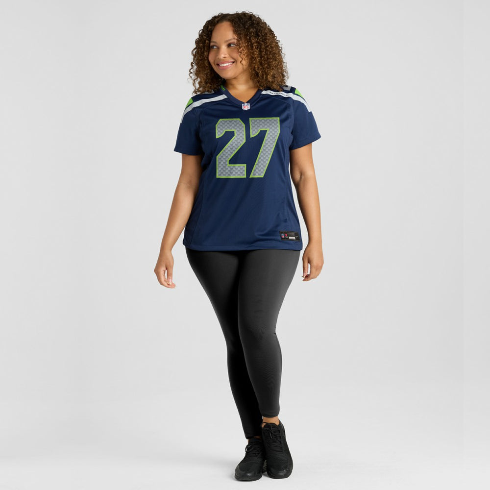Riq Woolen Seattle Seahawks Women's Team Game Jersey - College Navy - Nike
