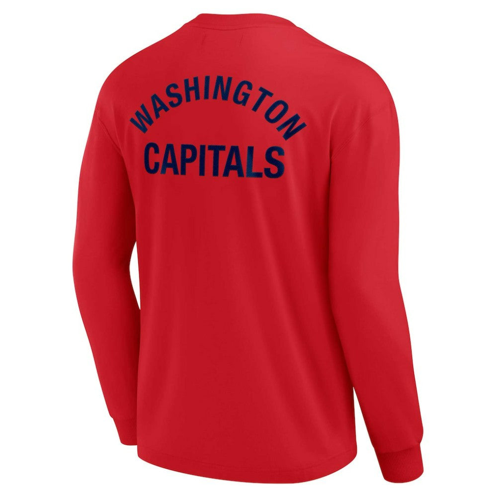 Washington Capitals Fanatics Unisex Elements Super Soft Long Sleeve T-Shirt - Red | Fanatics sale
