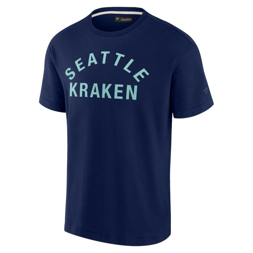 Seattle Kraken Fanatics Unisex Elements Super Soft Short Sleeve T-Shirt - Navy | Fanatics on sale
