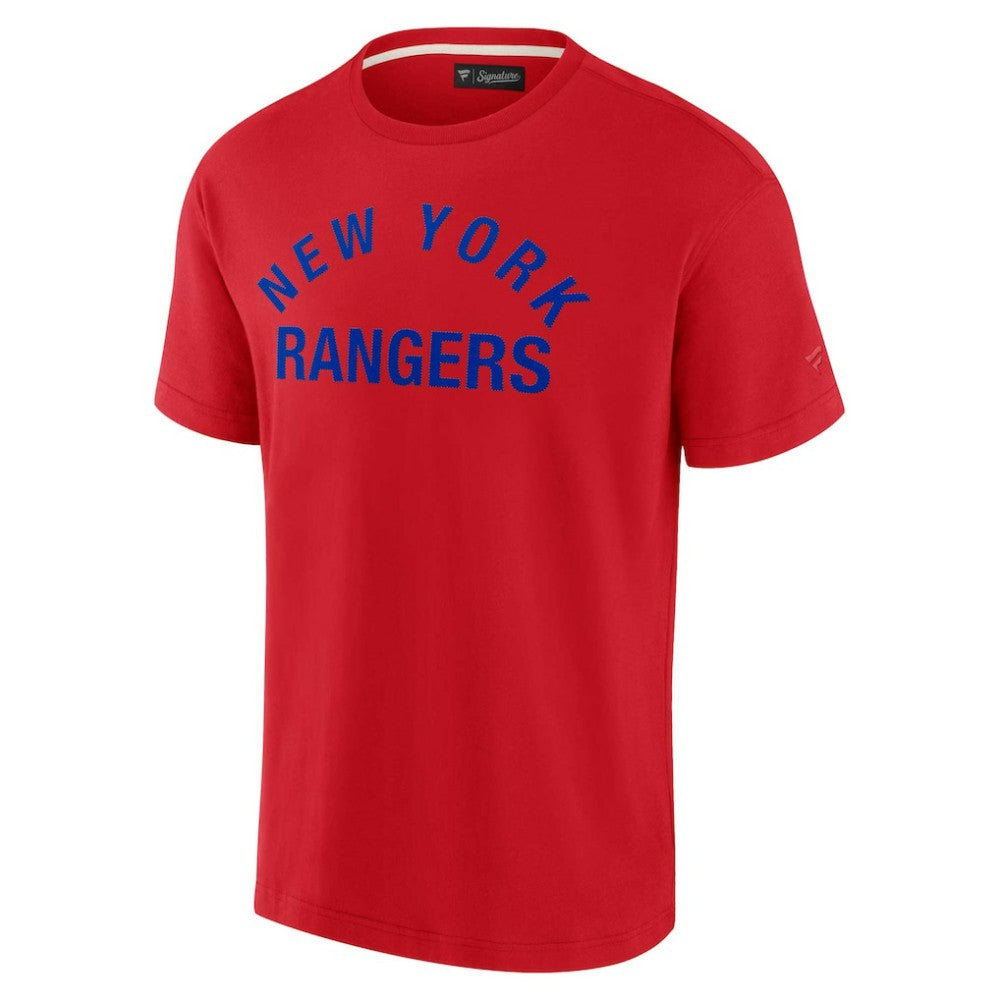 New York Rangers Fanatics Unisex Elements Super Soft Short Sleeve T-Shirt - Red | Fanatics sale