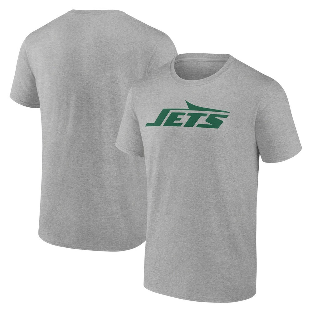 New York Jets Primary Logo T-Shirt - Heather Gray - Fanatics