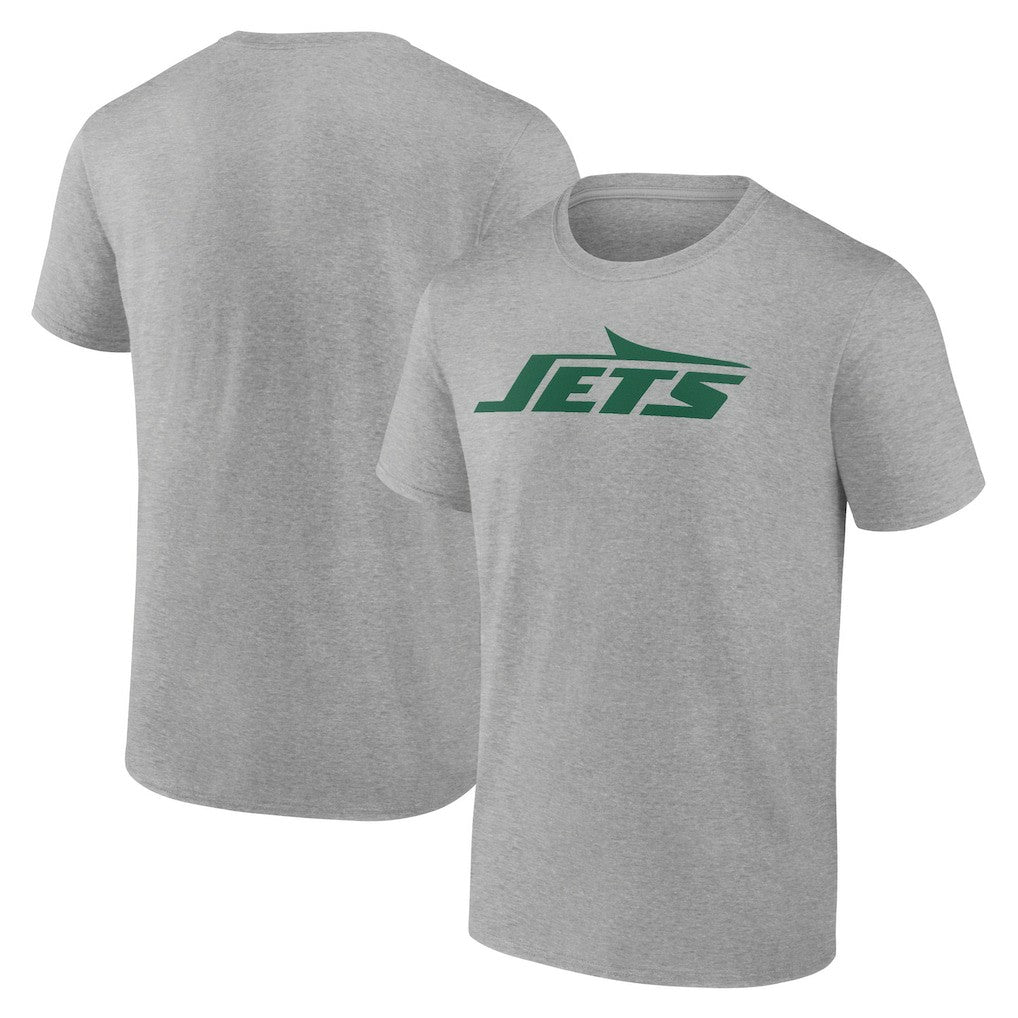 New York Jets Primary Logo T-Shirt - Heather Gray - Fanatics