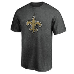 New Orleans Saints Primary Logo T-Shirt - Heather Charcoal - Fanatics