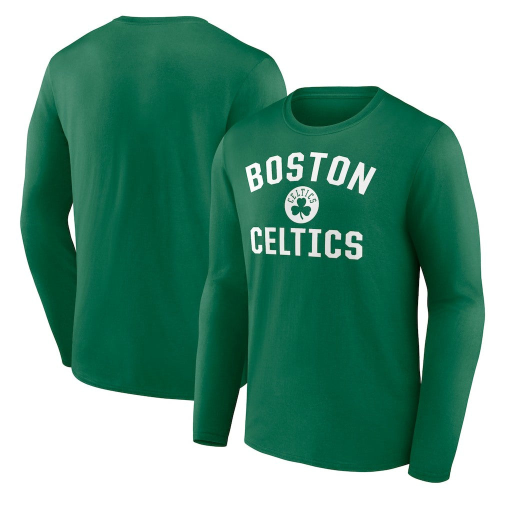 Boston Celtics Victory Arch Team Long Sleeve T-Shirt Green