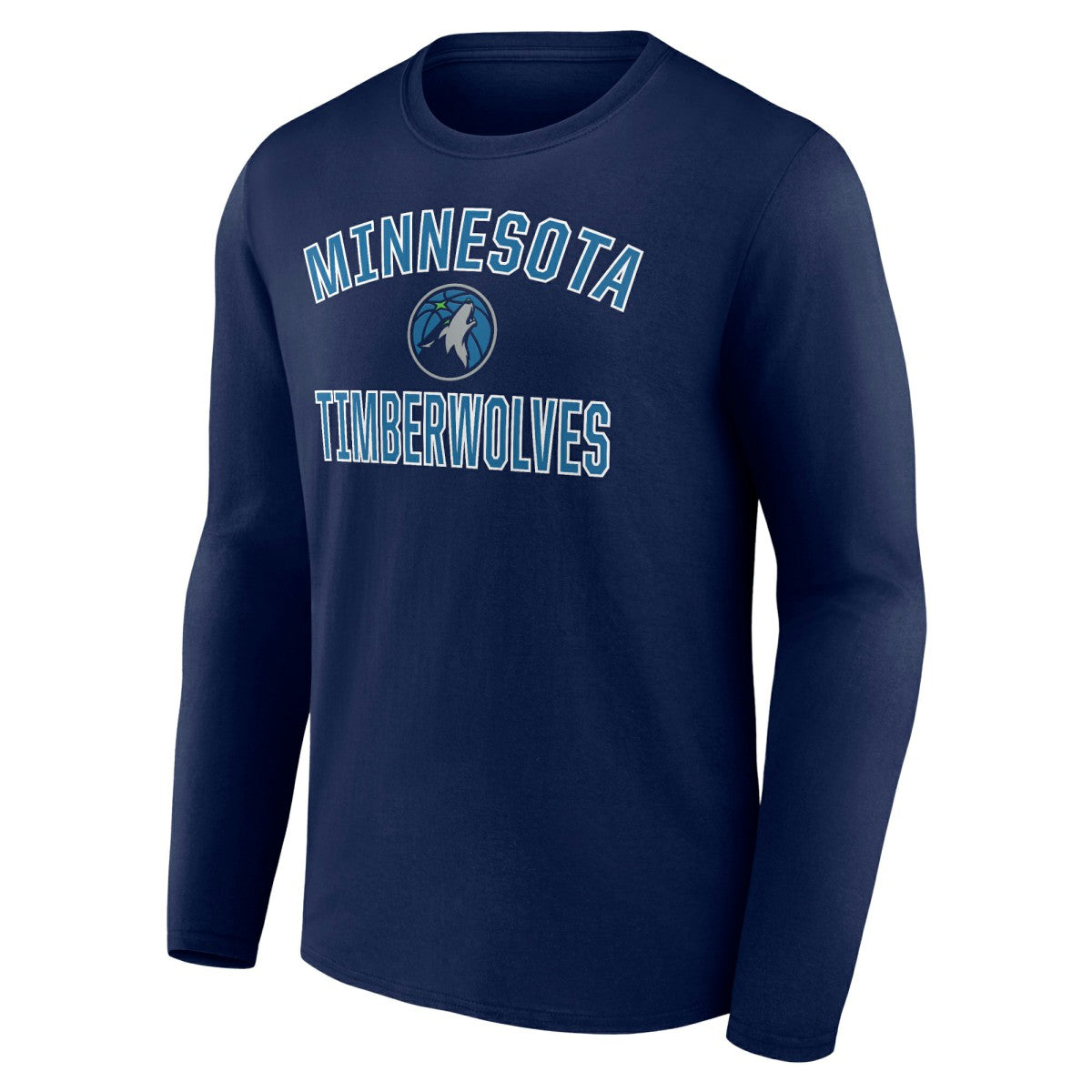 Minnesota Timberwolves Victory Arch Team Long Sleeve T-Shirt Navy