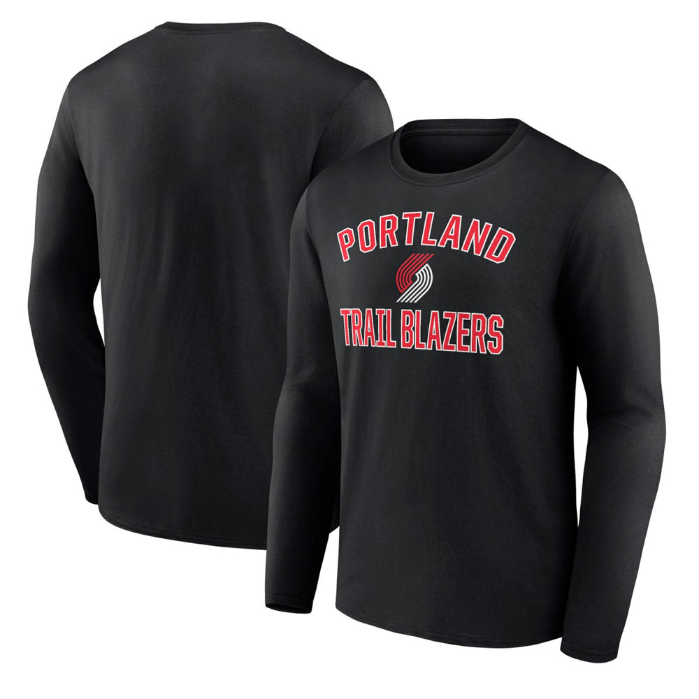 Portland Trail Blazers Victory Arch Team Long Sleeve T-Shirt Black