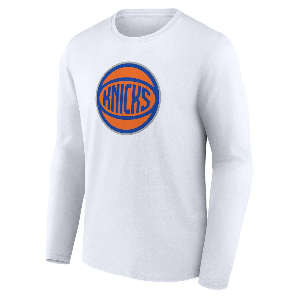 New York Knicks Alternate Logo Long Sleeve T-Shirt White