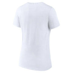 Golden State Warriors Women's Alternate Logo V-Neck T-Shirt White