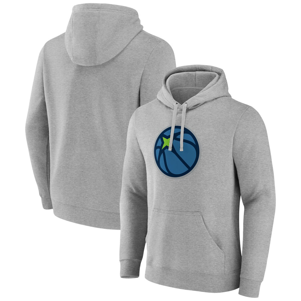 Minnesota Timberwolves Alternate Logo Pullover Hoodie Gray