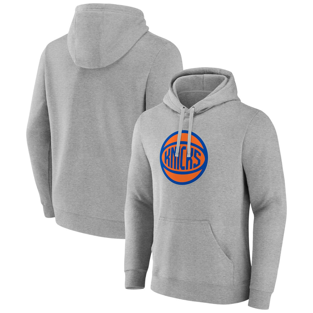 New York Knicks Alternate Logo Pullover Hoodie Gray