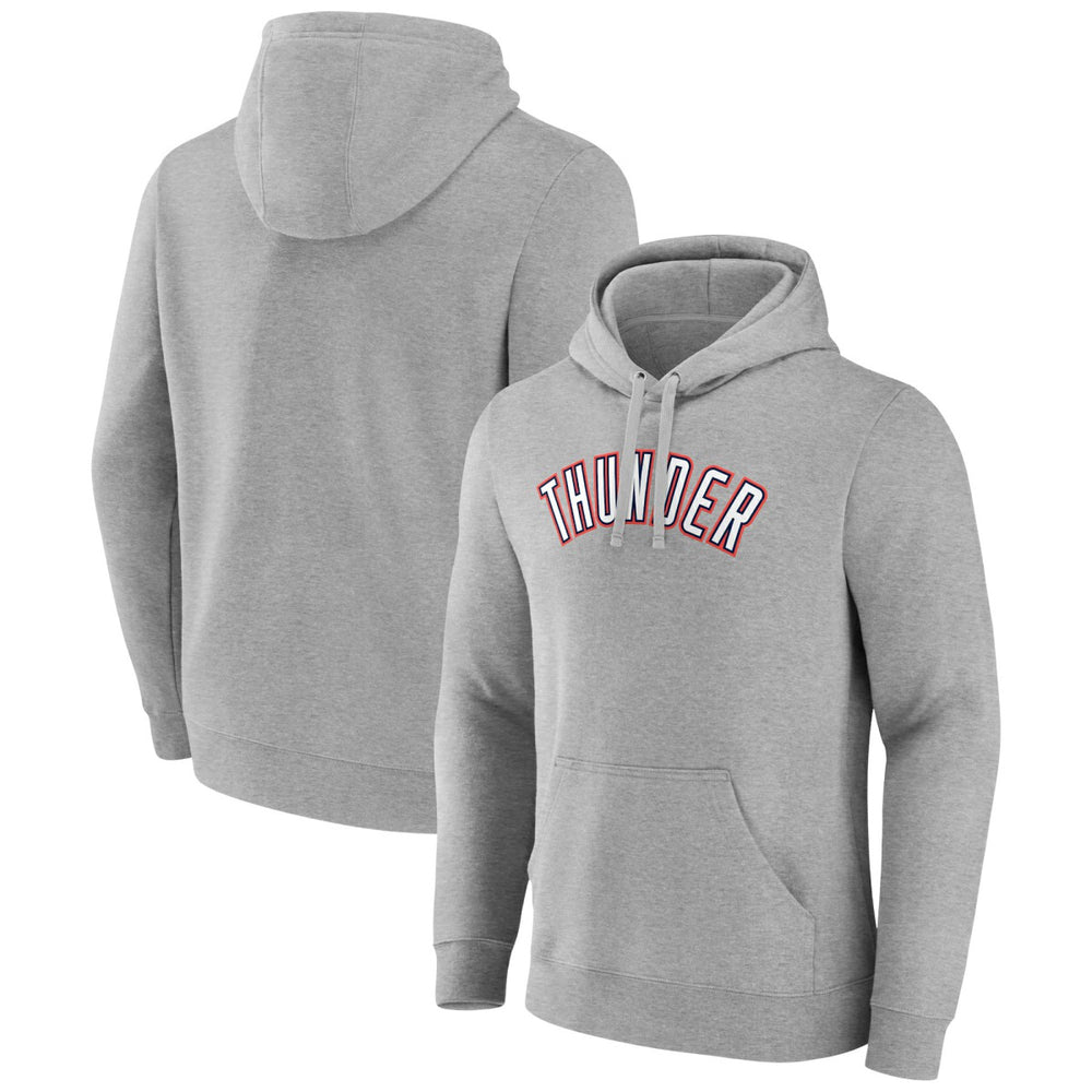 Oklahoma City Thunder Alternate Logo Pullover Hoodie Gray